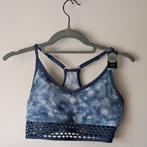 PINK Victoria's Secret Other - PINK Victoria's Secret Blue Tie-Dye Sports Bra size medium